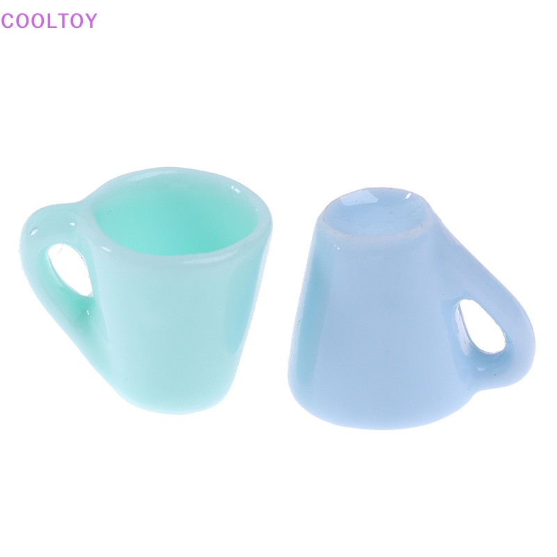 Set 10 Cốc Nước Mini Tỉ Lệ 1: 12 Xinh Xắn Dùng Để Trang Trí Nhà Búp Bê
