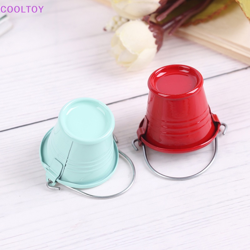Cooltoy Xô Kim Loại Mini Trang Trí Nhà Búp Bê