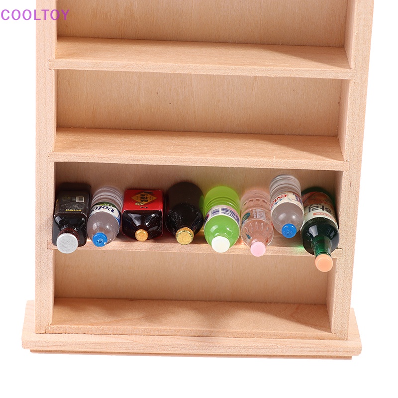 Cooltoy Mô Hình Kệ Tủ Chén Tỷ Lệ 1 / 12 Trang Trí Nhà Búp Bê