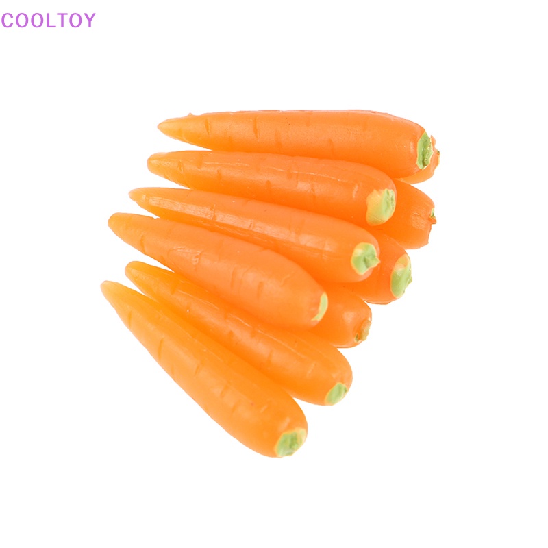 Set 10 Củ Cà Rốt Dễ Thương Trang Trí Nhà Búp Bê