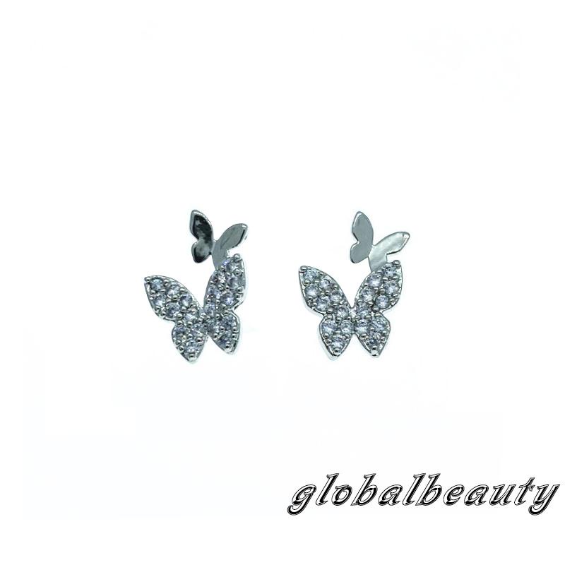 Bông Tai Hình Học Đính Kim Cương Lấp Lánh Sáng Tạo Dành Cho Nữ