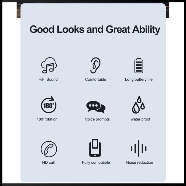 Tai nghe không dây Zevaret Giảm Tiếng Ồn Phong Cách Thể Thao