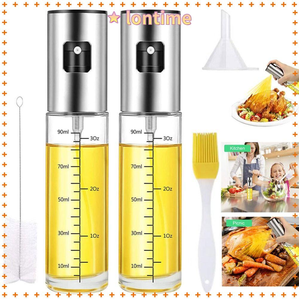 Bình Xịt Dầu Ăn / Giấm Bằng Kính 100ml Tiện Dụng
