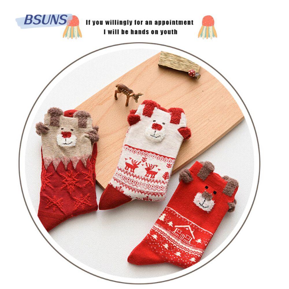 Vớ Ống Màu Đỏ Chủ Đề Giáng Sinh Dễ Thương Thời Trang
