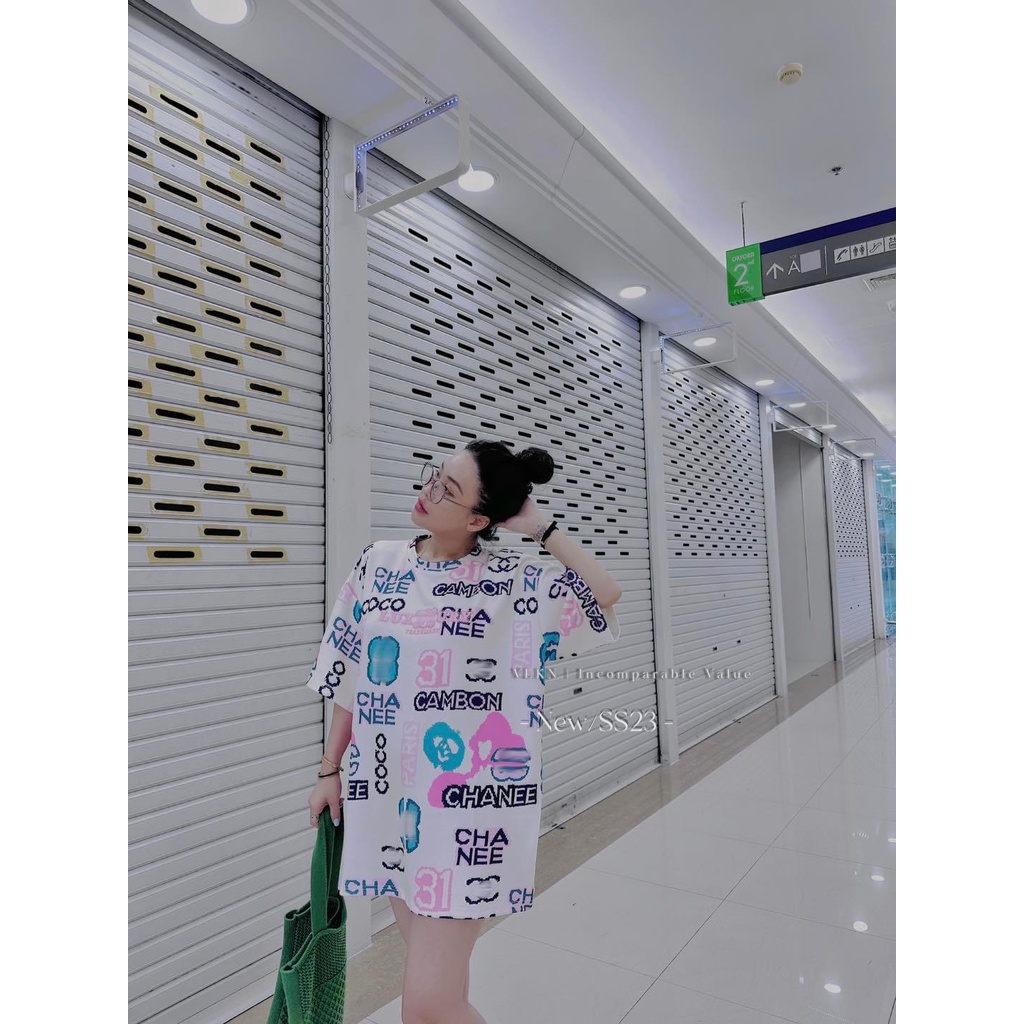 Áo phông chà neo chữ jen.ni