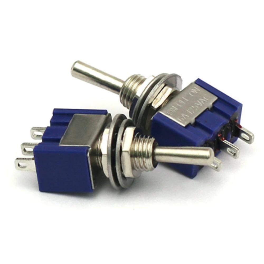 ESPO Set 10 Công Tắc Đòn Khuỷu Mini 6A / 125V 3Pin 3 Vị Trí Cho MTS-103