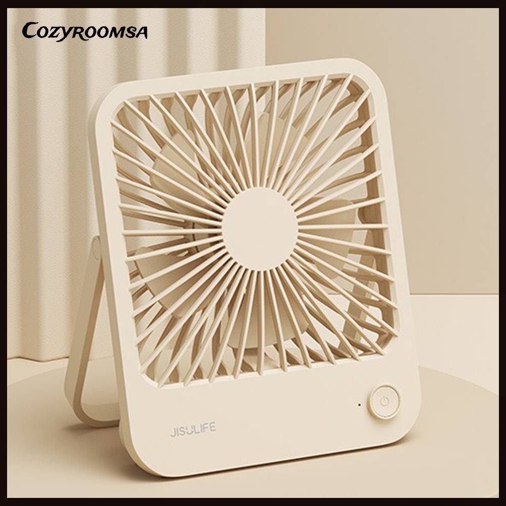 Quạt Làm Mát Để Bàn 4 Tốc Độ Yên Tĩnh 2000mAh / 4500mAh Có Thể Gập Lại