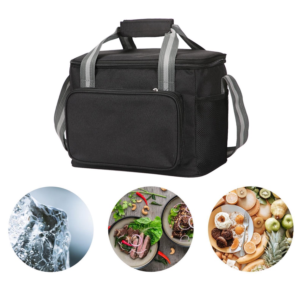 Túi Vải Oxford Đựng Hộp Cơm Trưa Chống Thấm Nước Tiện Dụng Khi Đi Dã Ngoại