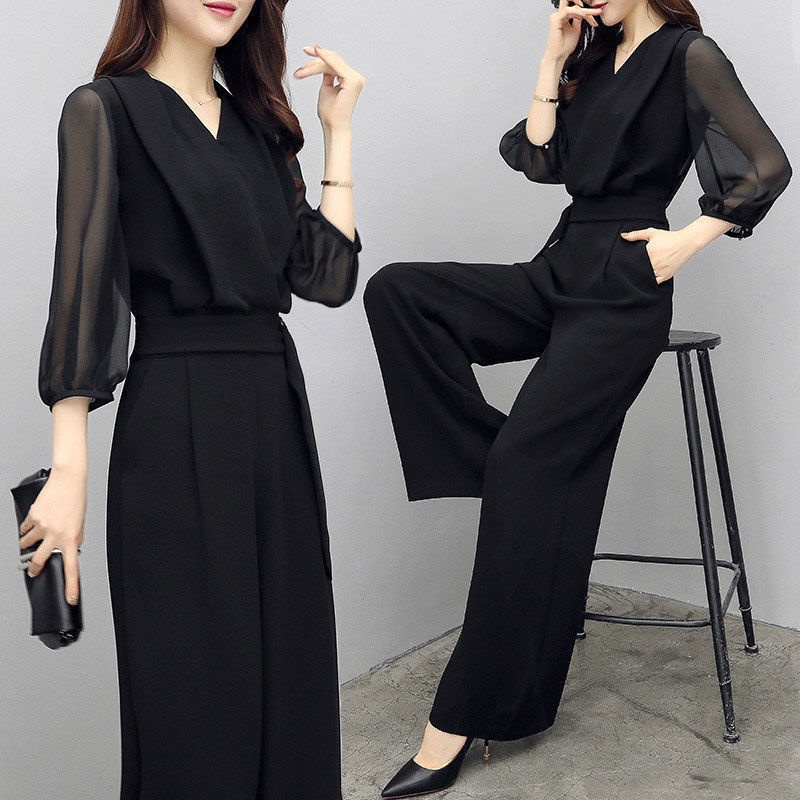 Bộ Áo Liền Quần Tay Lửng Eo Cao Dáng Ôm Phong Cách Thời Trang Mới