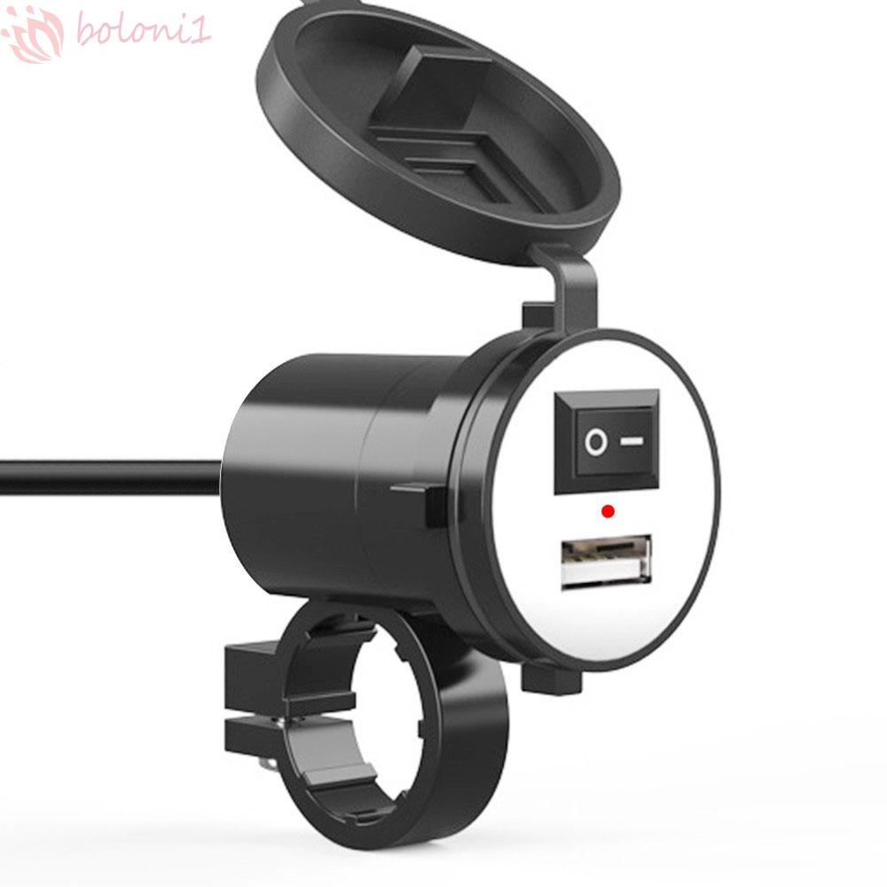 Ổ Cắm Sạc USB Gắn Tay Lái Xe Máy Chống Thấm Nước