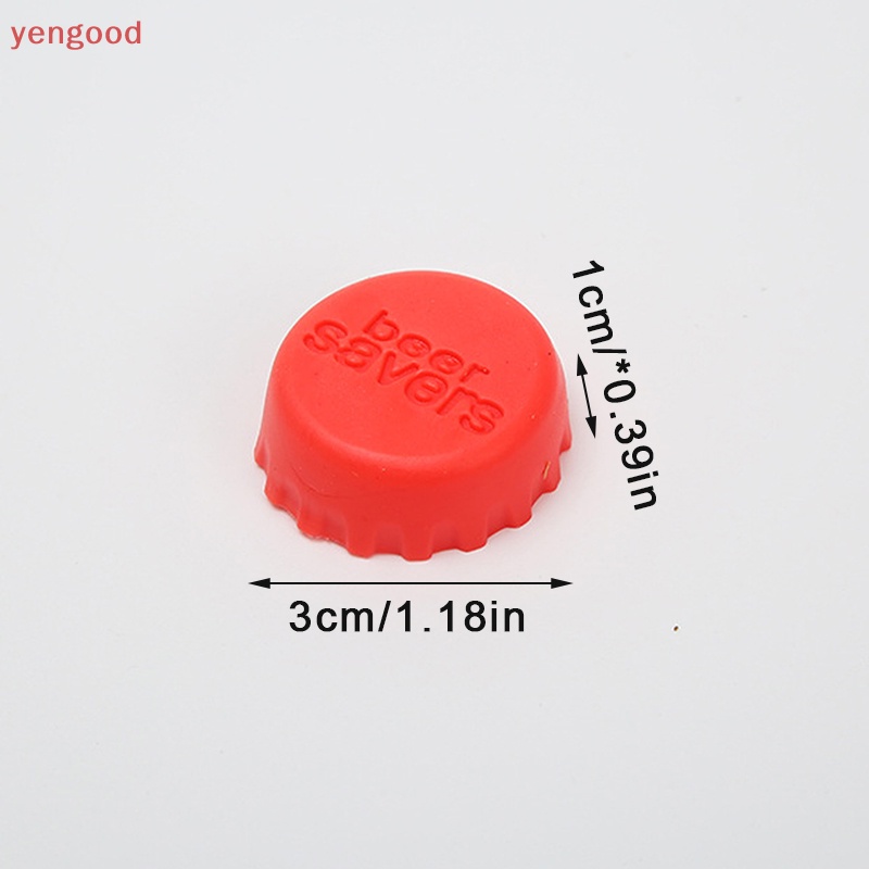 Set 6 Nắp Đậy Chai Nước Sốt Bằng Silica Gel Có Thể Tái Sử Dụng