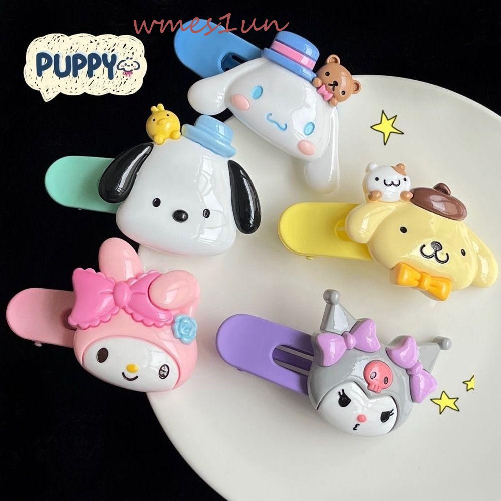 Kẹp Tóc Mỏ Vịt Bằng Nhựa Họa Tiết Thỏ Melody Kiểu Hình Học Cổ Điển 15H Cho Nữ