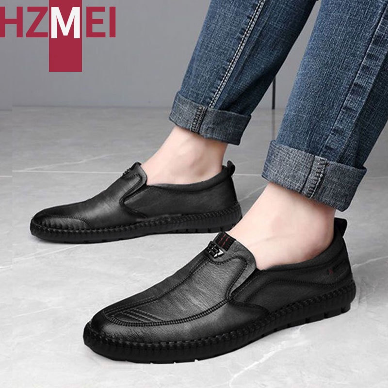 Giày Da Lộn Phong Cách Tối Giản Cho Nam