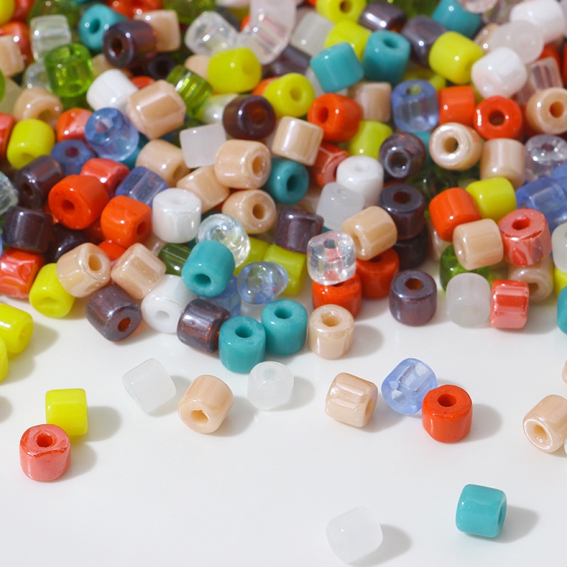 Túi Hạt Xỏ Lỗ Làm Trang Sức Thủ Công 100g 5.5 * 4.5mm