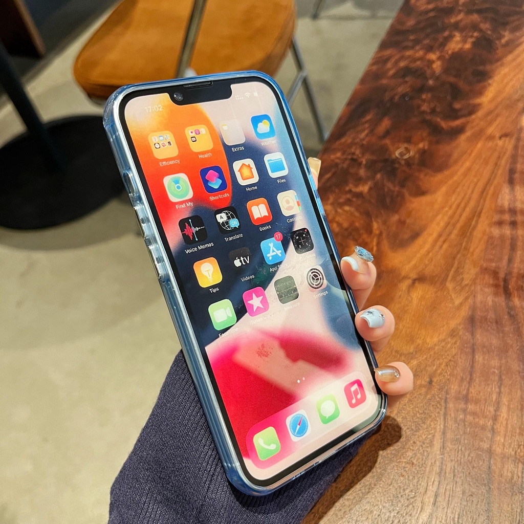 Ốp Điện Thoại TPU Mềm Trong Suốt Chống Rơi Chống Sốc In Họa Tiết Bãi Biển Cho iPhone 14 13 12 11 Pro Max