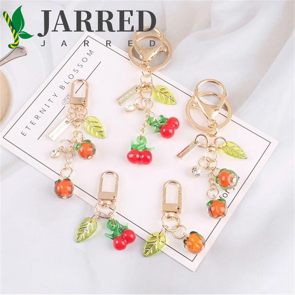 Móc Chìa Khóa / Ba Lô / Túi Xách Bằng Nhựa Acrylic Hình Quả Cherry Xinh Xắn