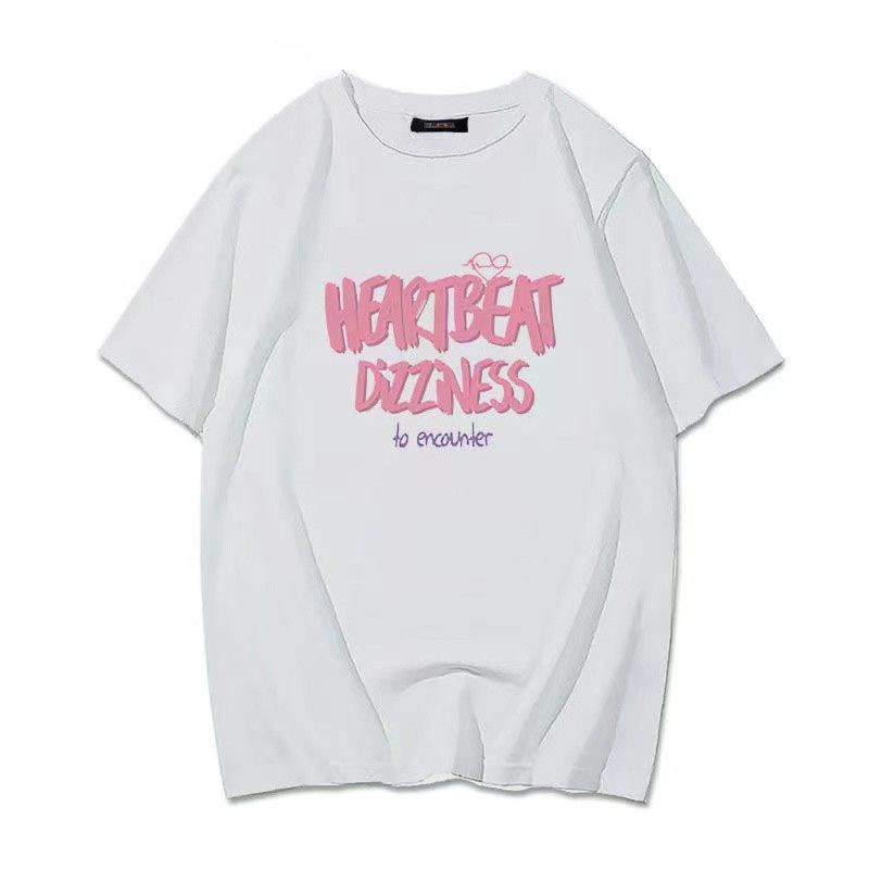 Áo Thun Cotton Ngắn Tay Phong Cách Đường Phố Mỹ Thời Trang Mùa Hè Cho Nam Nữ