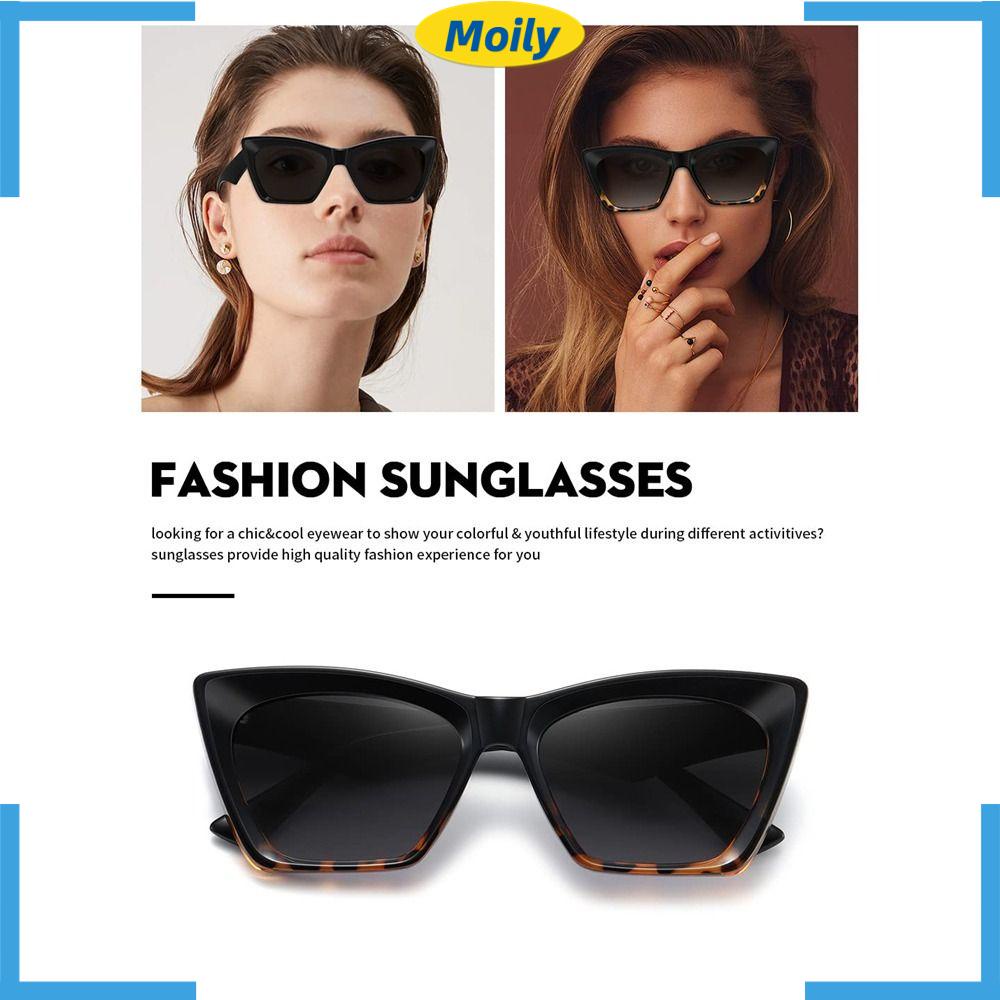 Kính Mát Mắt Mèo Màu Đen Phong Cách Retro Thời Trang Dự Tiệc Cho Nam Và Nữ