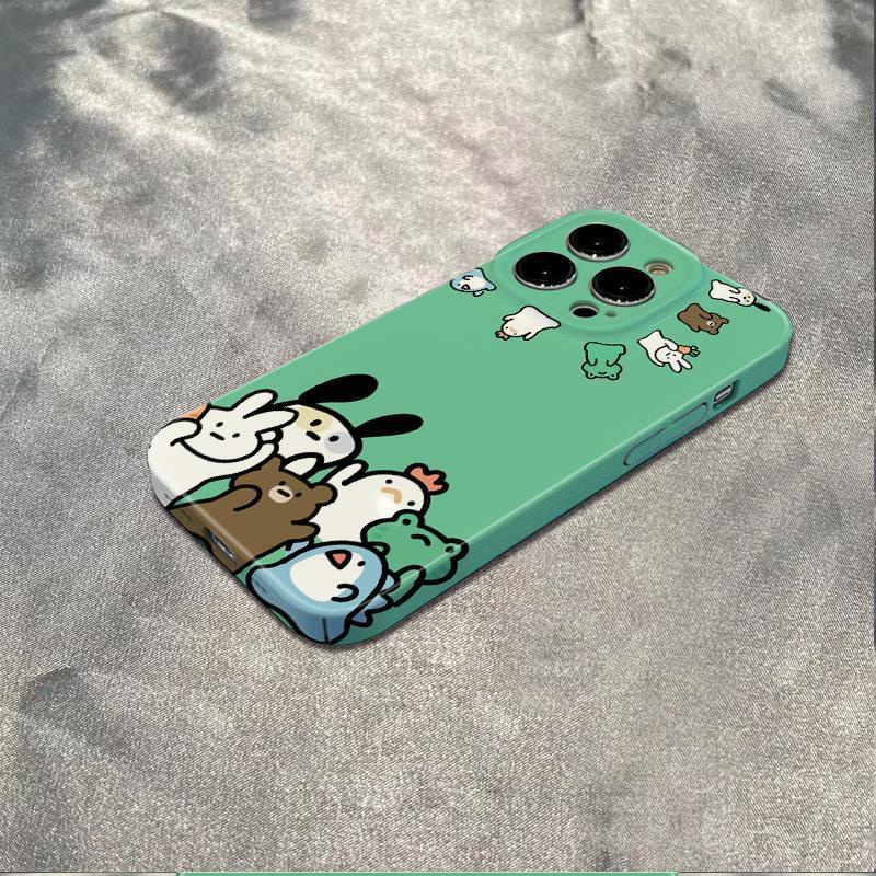 Ốp Điện Thoại Mềm Chống Sốc Hình Động Vật Cho Iphone 14promax 13 12 11 6In 78plus FJ9O