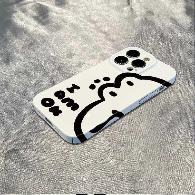 Ốp Điện Thoại Màu Trắng Chống Sốc Hình Đầu Cá Sấu Cho Iphone 78 6In13 14pro max 1211Plus W6MM