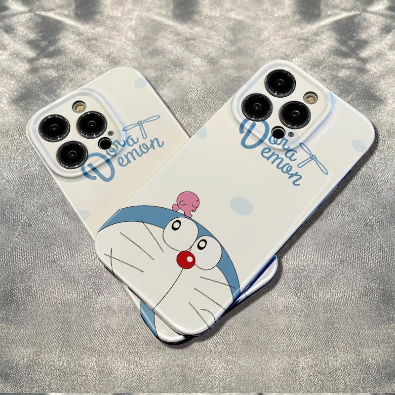 Ốp Điện Thoại Dẻo Họa Tiết Hoạt Hình Doremon Dễ Thương Chống Sốc Cho iPhone12 plus Max13 14pro 11In 78