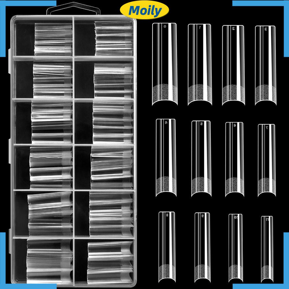 Gel Đắp Móng Mềm Trong Suốt 12 Kích Cỡ Chuyên Nghiệp