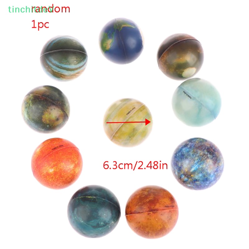 1 Bóng Cao Su Bouncing Hình Hành Tinh Hệ Mặt Trời Thiếcchitdev