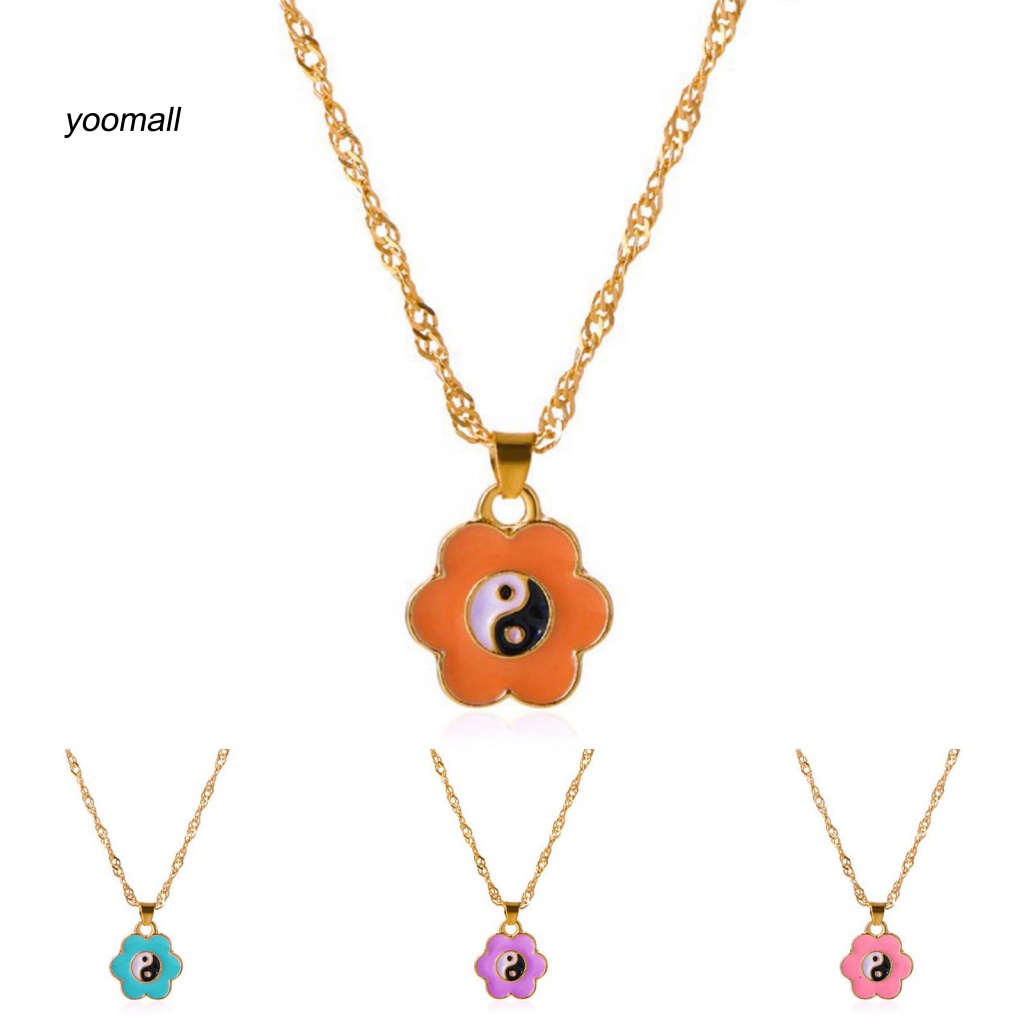 Vòng cổ Nối Dài Mặt Hình Thái Cực Quyền Thời Trang Cho Nữ