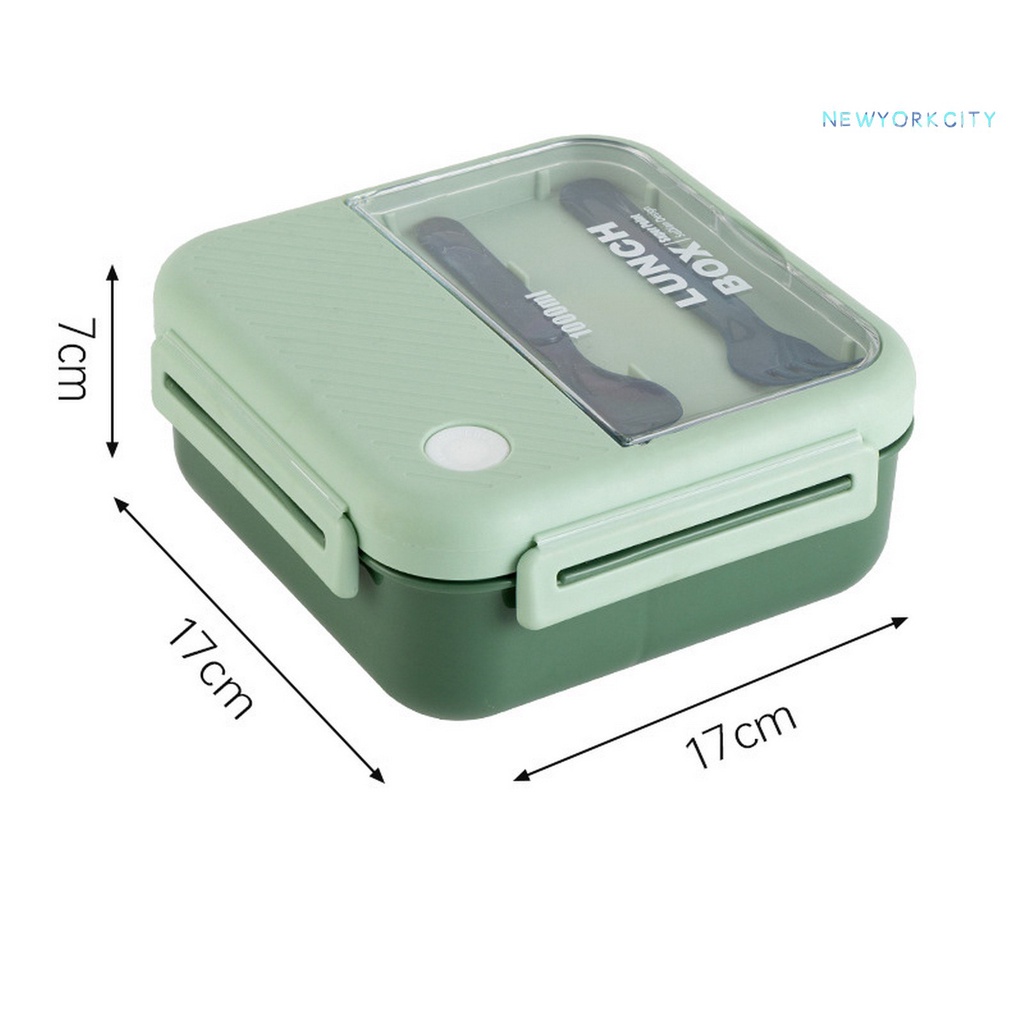 Hộp cơm Hai Tầng Dung Tích Lớn 1L / 1.1L Chống Rò Rỉ Tiện Dụng Cho Học Sinh