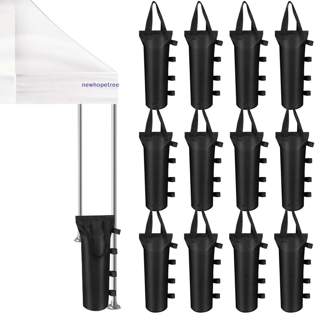 Set 12 Túi Cát 396 LBS Màu Đen Chất Lượng Cao