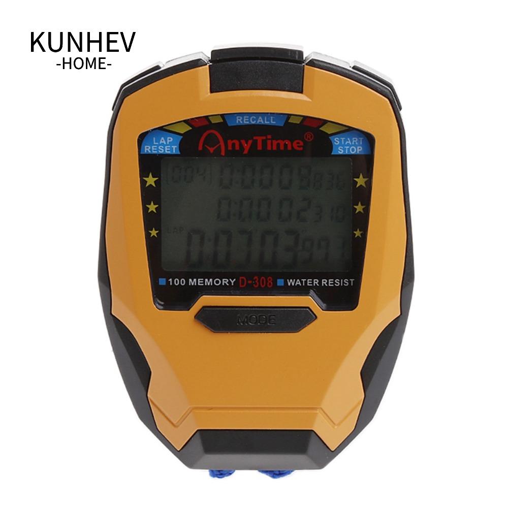 KUNHEV Đồng Hồ Hẹn Giờ Kỹ Thuật Số 3 Hàng 100 Laps Chất Lượng Cao