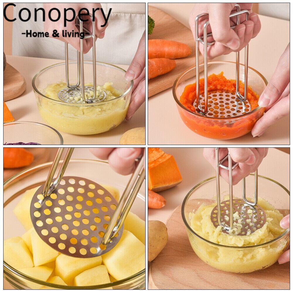 CONOPERY Dụng Cụ Làm Khoai Tây Nghiền Bằng Thép Không Gỉ Mới