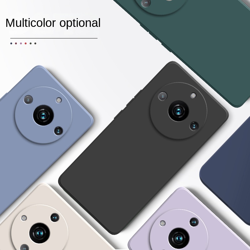 Ốp Điện Thoại Silicon Mềm Màu Kẹo Cho realme 11 Pro + Plus 5G 10T 10 Pro + Plus realme11 Pro