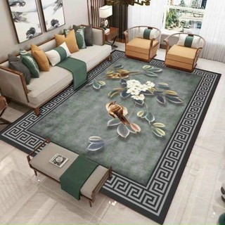 Thảm trải sàn Bali nhập khẩu in họa tiết 5D chất nỉ lì dễ dàng vệ sinh
