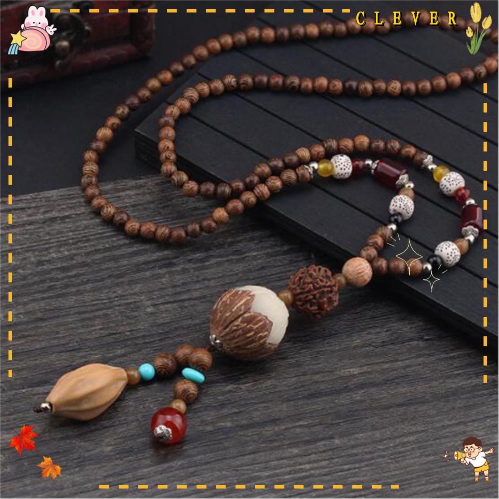 CLEVER Vòng Cổ Phong Cách Phật Giáo Vintage Cho Nam Và Nữ