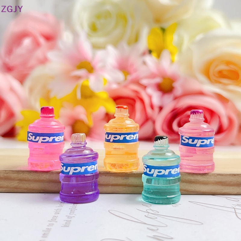 Set 5 Mô Hình Chai Kem Mini Bằng Nhựa Dạ Quang Dùng Để Trang Trí Ốp Điện Thoại Mới