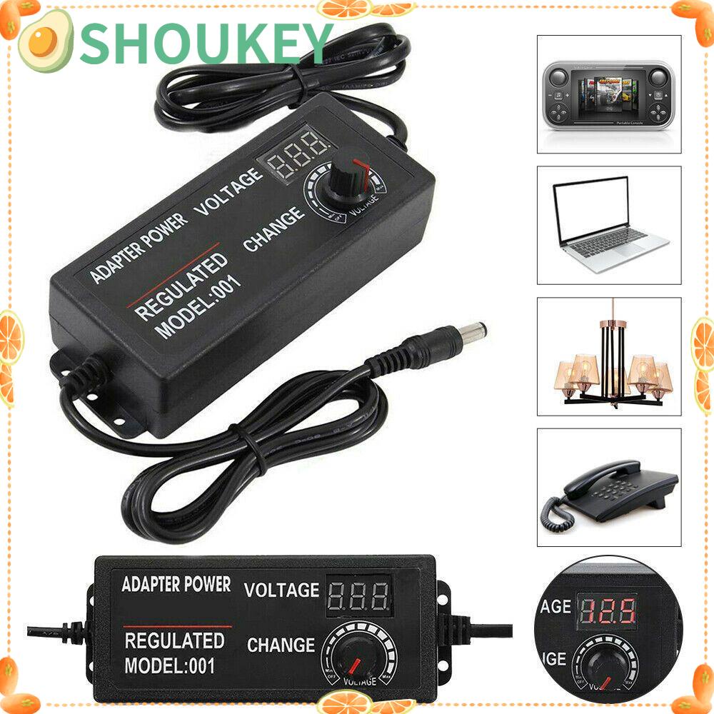SHOUKEY Bộ Chuyển Đổi Nguồn Điện AC / DC Thông Dụng Có Thể Điều Chỉnh