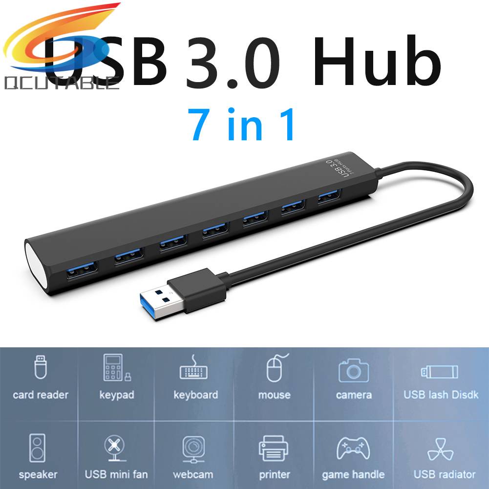 Bộ Chia 7 Cổng USB 2.0 / 3.0 5Gbps