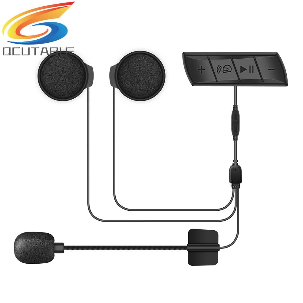 Bộ Tai Nghe Bluetooth Không Dây Gắn Mũ Bảo Hiểm Khi Lái Xe Mô Tô