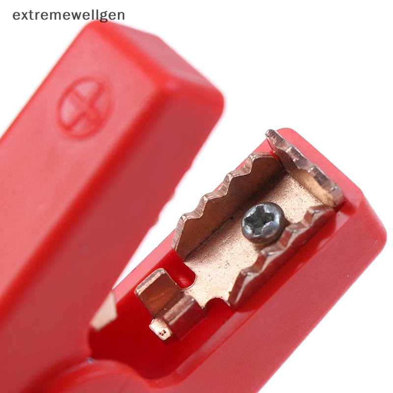 Set 2 Kẹp Cá Sấu Cách Điện Cỡ Lớn 100a Chuyên Dụng Cho Xe Hơi Phụ Kiện Chuyên Dụng Dành Cho Llff