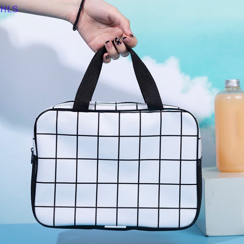 [HLS] Túi Tote Đựng Mỹ Phẩm / Đồ Vệ Sinh Cá Nhân Du Lịch Thời Trang Có Móc Treo Phòng Tắm Cho Nữ