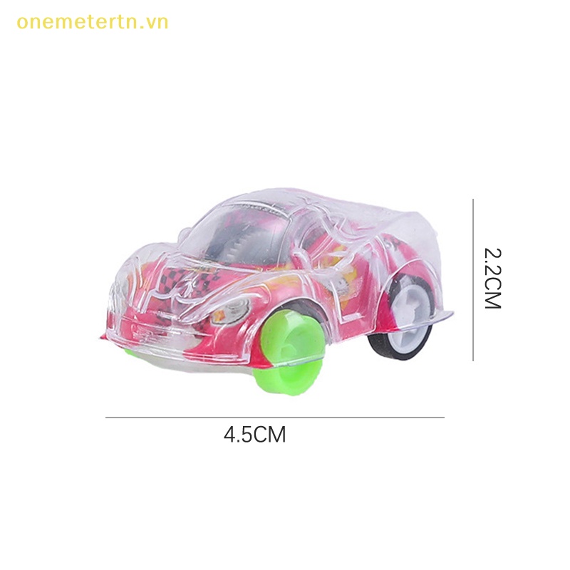 Set 5 Mô Hình Xe Hơi Hai Lớp Trong Suốt Mini Dễ Thương Dùng Làm Quà Tặng Cho Bé