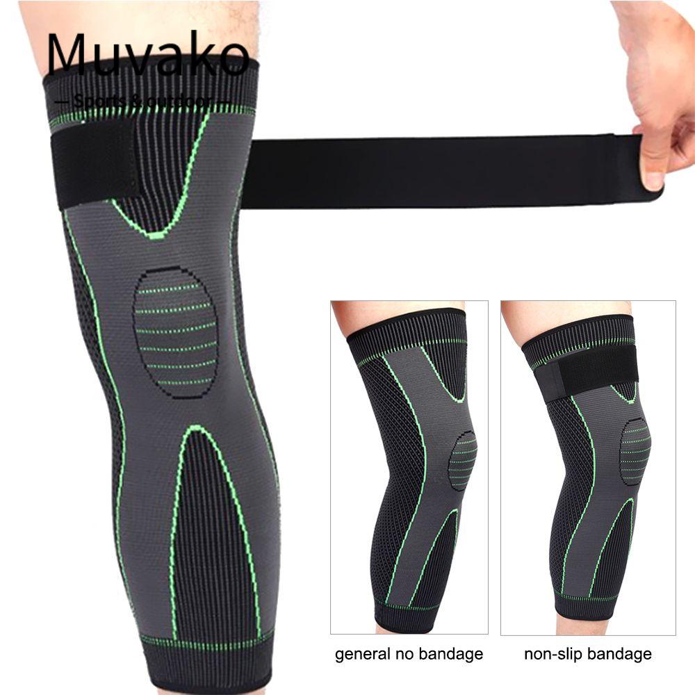 MUVAKO Đệm Bảo Vệ Đầu Gối Bằng Nylon Giữ Ấm Tiện Dụng Khi Đạp Xe