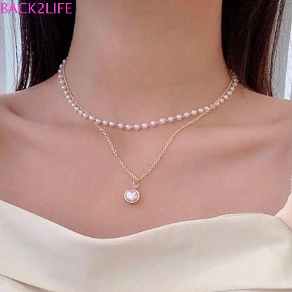 BACK2LIFE Vòng cổ Choker 2Life Phong Cách Cổ Điển Thanh Lịch Cho Nữ