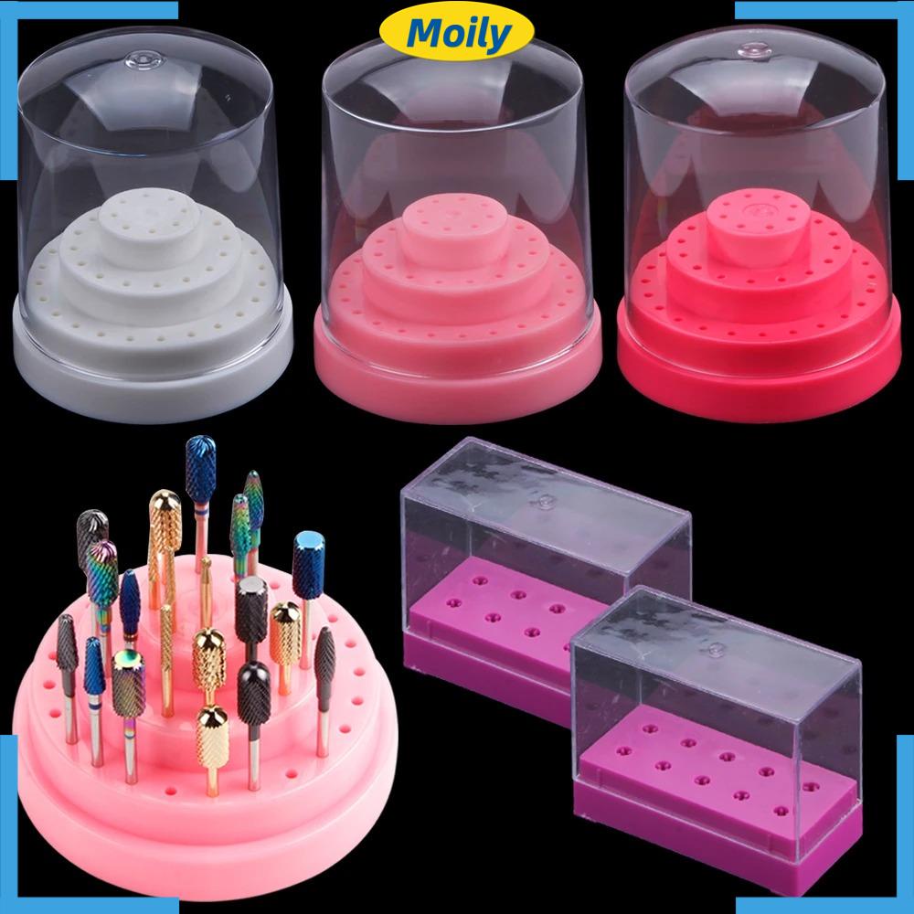 MOILYVN Giá Đỡ Mũi Khoan Móng Tay 48 Lỗ Chuyên Dụng