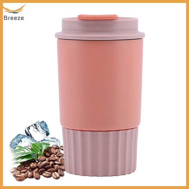 Cốc Cà Phê Cách Nhiệt Bằng Thép Không Gỉ 304 360ml Chống Bỏng Có Thể Tái Sử Dụng