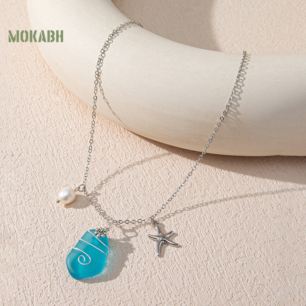 Vòng cổ Đeo Cổ Chống Mòn Chống Gỉ Có Thể Điều Chỉnh Được Kèm Mặt Dây Thời Trang Đi Biển Cho Nữ