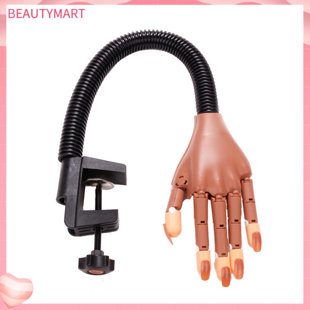 1 / 1 Bộ Mô Hình Bàn Tay Giả Bằng ABS Linh Hoạt Dễ Uốn Cong Dùng Luyện Tập Làm Móng