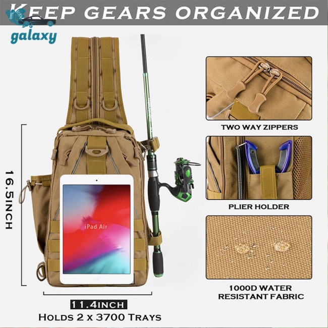 Galaxy Ba Lô Thể Thao Đa Năng Chống Thấm Nước Thoáng Khí Thiết Kế Tiện Dụng Cho Nam Và Nữ