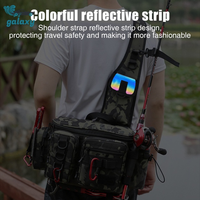 Túi Đựng Dụng Cụ Câu Cá Họa Tiết Rằn Ri Trọng Lượng Nhẹ